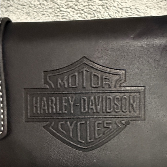 Harley-Davidson Black Snap Wallet: EXCELLENT CONDITION - Picture 6 of 6